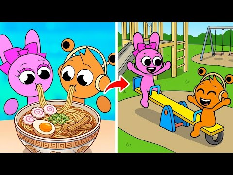 Oren and Pinki Came to Real Life?! 🤯💖 | Crazy Adventure Story