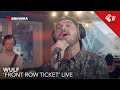 Wulf  front row ticket live in janwillem start op