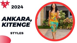 2024 Must Try African Prints Styles Ankara Kitenge Mini -Bodycon Dress Styles