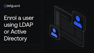 Enrol a user using LDAP or Active Directory