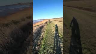 Biking along the bay of fundy