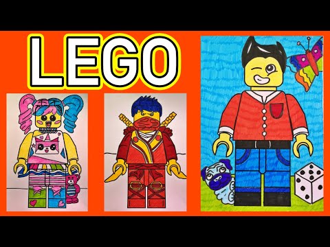 LEGO POPPETJE - TEKENEN met meester Richard