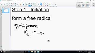 1.8.1 - Video 1 - Initiation of Addition Polymers