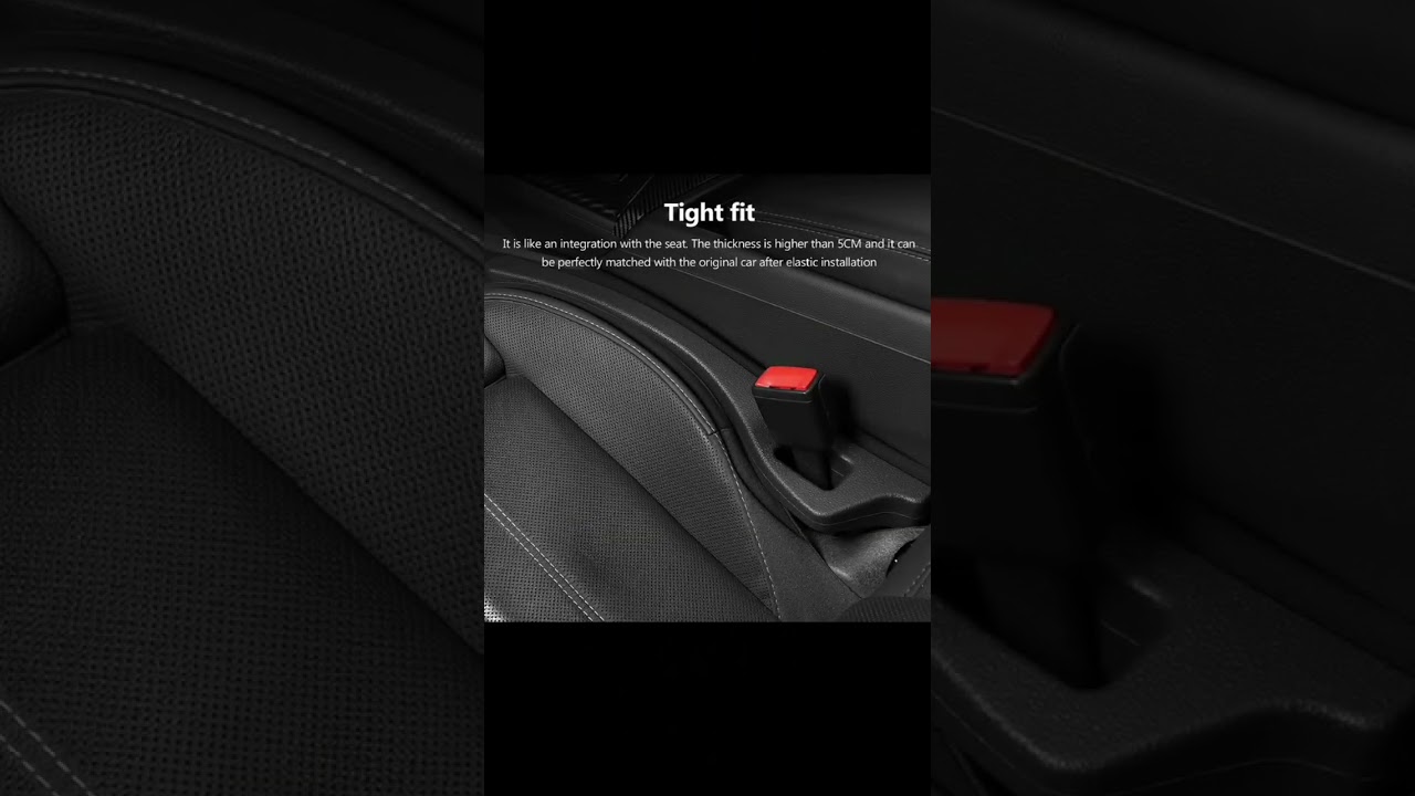Pair Car Seat Gap Filler Side Seam Plug Strip Leak-proof Filling Strip Car Seat Gap Anti-drop