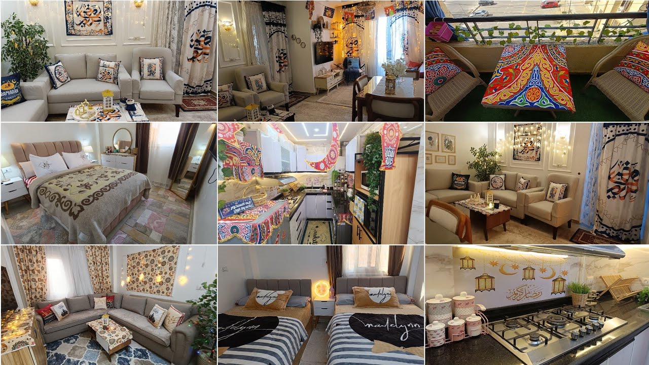 جوله كامله في شقه اسكان اجتماعي بعد فرش رمضان🌛⭐شقتي الجديده نورت بفرش رمضان