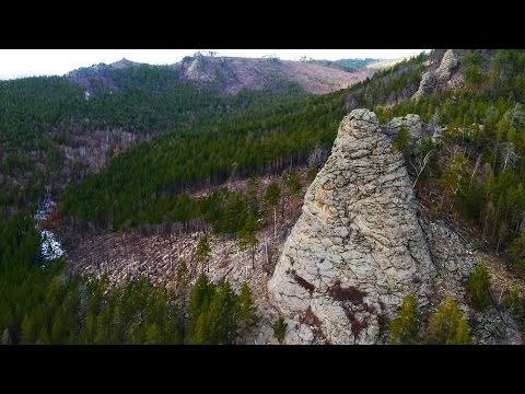 Забайкалье, Яблоновый хребет. Причудливые скалы и останцы Большой Сестреницы