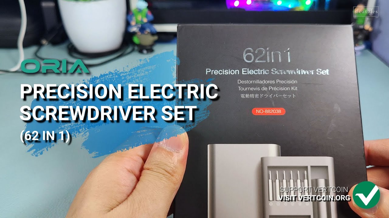 ORIA 62 in 1 Precision Electric Screwdriver Set unScrew and