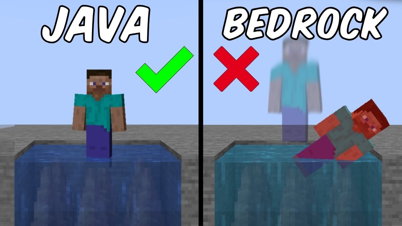 Java vs Bedrock be like - compilation - YouTube