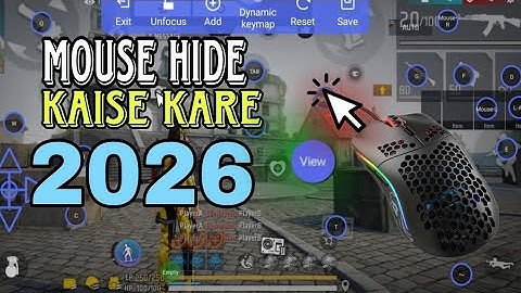 Wow To Hide And Show Mouse Cursor | 😱 |GG Mouse Pro Me Mouse Cursor Ko Show And Hide Kaise Kare