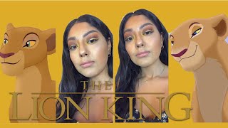 Lion King “Nala” yellow eyeliner makeup Inspo