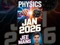 SCORE 99%ile |JEE MAINS |PHYSICS |JAN2026 #shorts #jee #physicswallah #physics #youtubeshorts