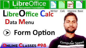 form in calc | libreoffice calc | libreoffice calc in hindi |calc data | libre | office |libreoffic|