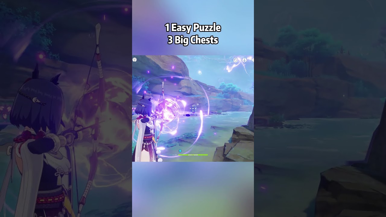 1 easy puzzle and 3 chests 