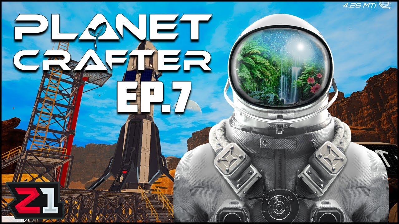 Planting Seeds and LAUNCHING ROCKETS ! Planet Crafter [E7] | Z1 Gaming