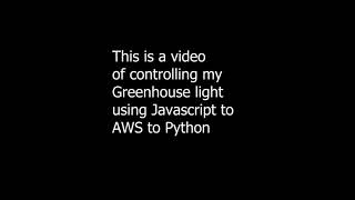 Javascript - AWS - Python (Raspberry Pi)