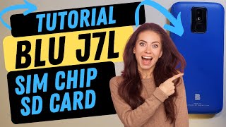 Blu J7L How to Remove the Back Cover to Add an SD Card or Change the SIM Chip