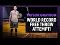Guinness World Record - Most Basketball Free Throws Made in 1 hour while Alternating Hands