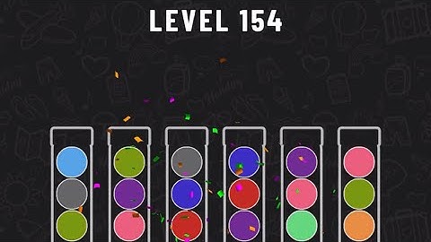 Ball Sort Puzzle Level 154 #ballsortpuzzle #ballsortpuzzlegameplay #puzzlegame #mobilegames
