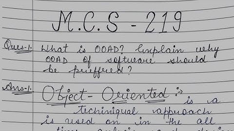 MCS 219 ENGLISH MEDIUM HANDWRITTEN ASSIGNMENT 2021-22 | FOR PDF WHATSAPP ON 9354372788