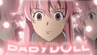 Mirai Nikki - Babydoll X The Perfect Girl [4k]