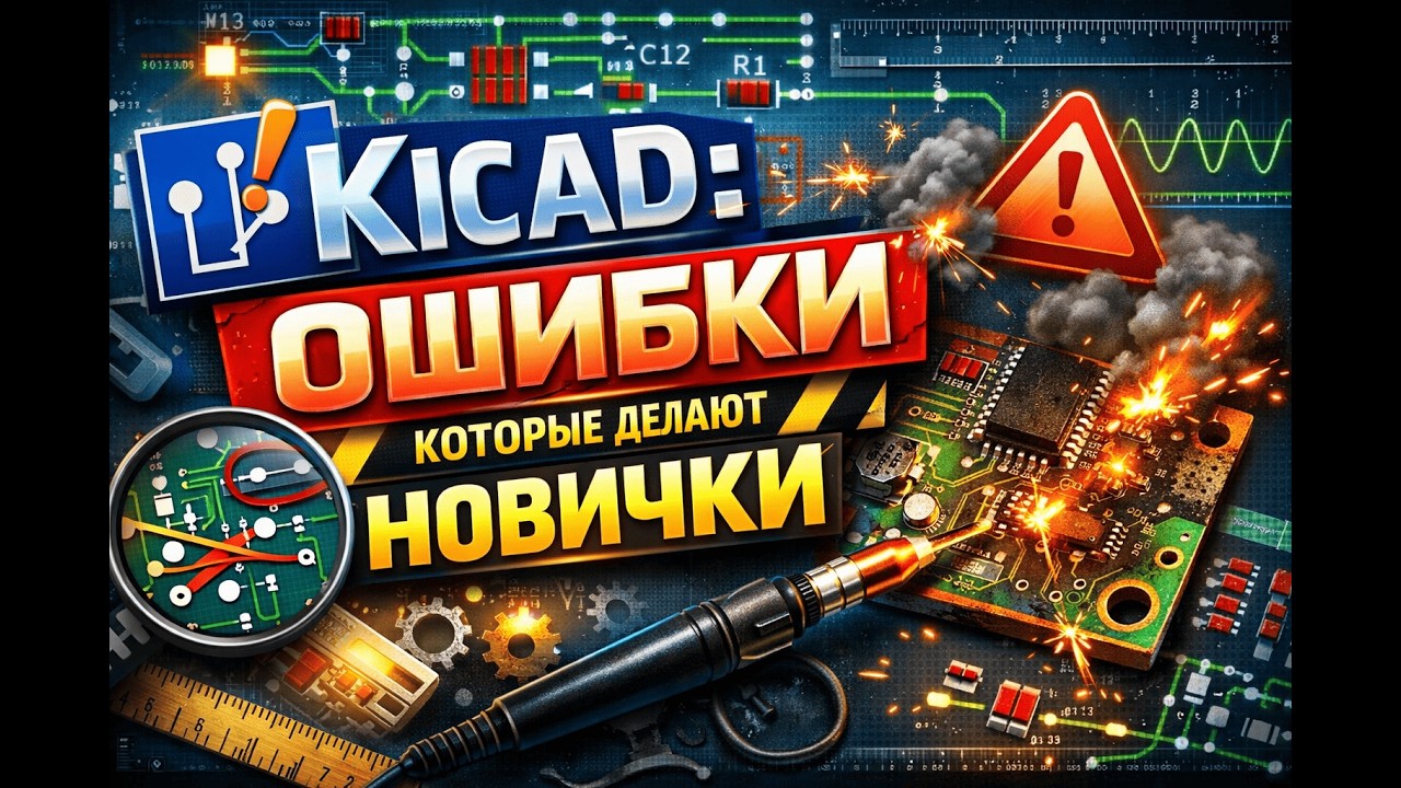 KiCad: как правильно начать проект, чтобы плата работала с первого раза