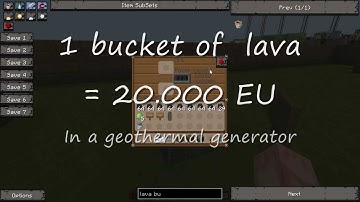 Tekkit - Power theorycrafting - Lava