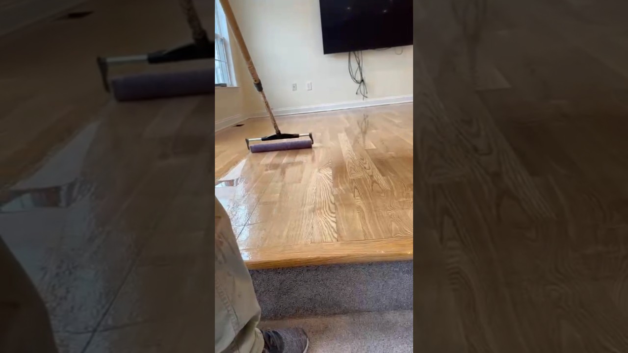 White Oak floors natural oil-based finishing