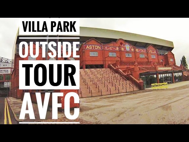 Aston Villa, Villa Park. A Fast Tour of Villa Park from the Car