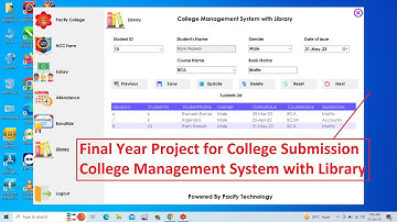 College Management System with Library Management System #vbnet #csharp #visualbasic