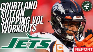 REPORT: Courtland Sutton Skipping Vol Workouts | Will This Be Something To Monitor For The Jets?