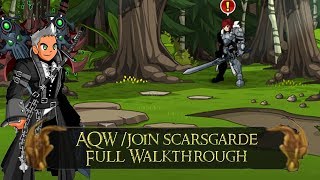 AQW /join scarsgarde Full Walkthrough | Sir Valen's Quests