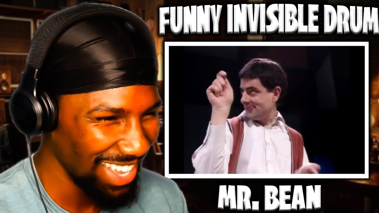 HILARIOUS!!  Funny Invisible Drum - Star Of Mr. Bean (Reaction) 