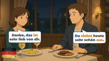 Simple Daily Routine German Conversations (A1–A2) | 10 Short German Dialogues with Stories