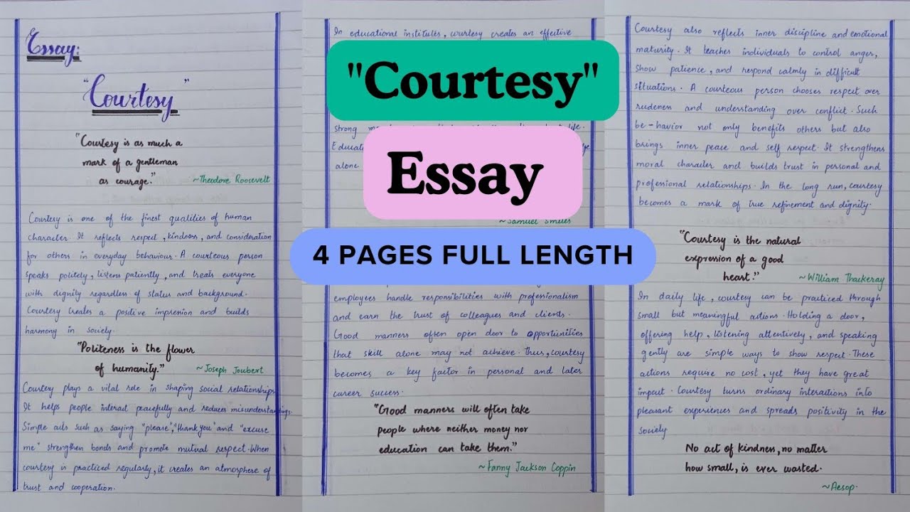 Essay on 
