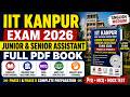 IIT Kanpur Non Teaching Exam 2026 PDF Book | Junior Assistant Senior Assistant तैयारी Guide