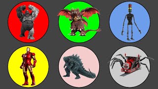 King Of Monster ; Godzilla x Kong, Iron Man 4, Destoroyah, Choo Choo Charles, Traffic Light Head