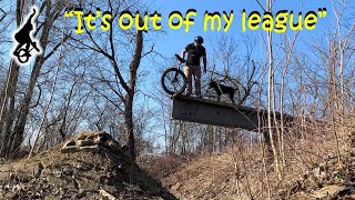 Jumping Gaps on a Unicycle at Grand Rapids Bike Park