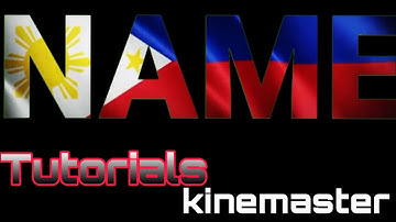 TUTORIAL- How to make intro NAME Flag- Kinemaster Video Editing- Marga