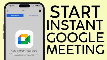 How to Start Instant Meeting on Google Chat Video Meet (2023)
