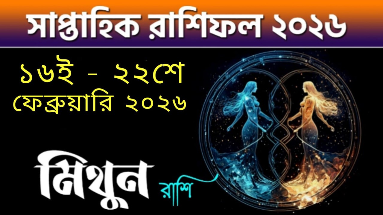মিথুন রাশি - সাপ্তাহিক রাশিফল - Mithun Rashi 16th - 22nd February 2026 - Saptahik Rashifal - Gemini