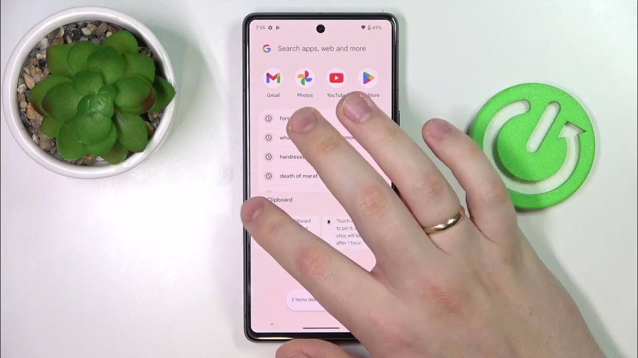 How to Activate Keyboard Clipboard on GOOGLE Pixel 7 Turn On