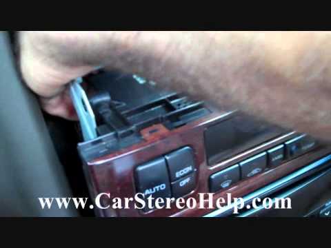 How to Infiniti Bose I30 Car Stereo Removal 1996 - 1999