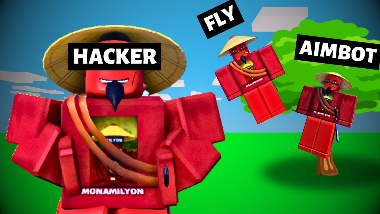 I Trolled A *HACKER* With The Most *ANNOYING KIT* In Roblox BedWars! -  BiliBili