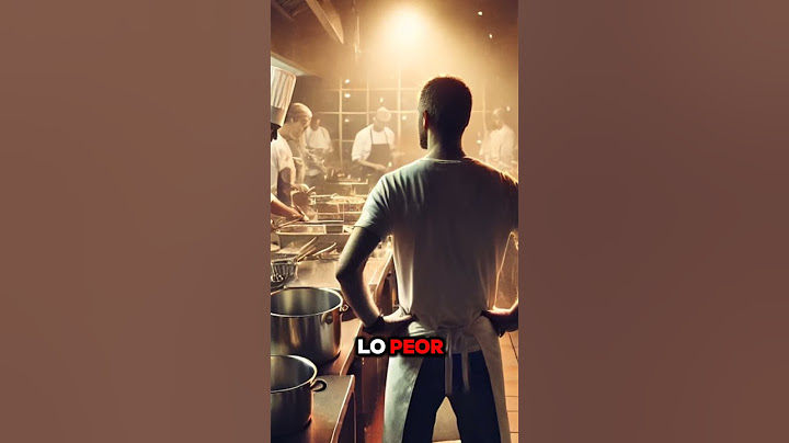 un cocinero no frita porque le guste gritar #cocinero #chef #cocina