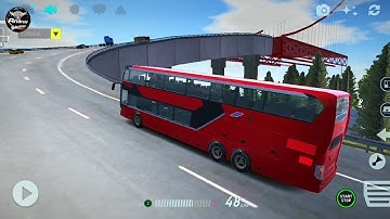 Amazing Double Decker bus driving | double decker sleeper bus | Bus simulator Max