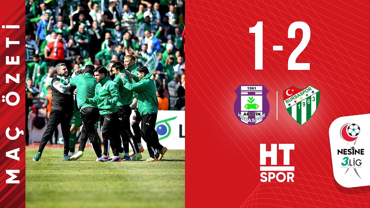 Artvin Hopaspor 1 - 2 Bursaspor (28. Hafta) - Maç Özeti