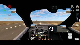 Driving school sim Aston Martin Valkyrie top speed test.