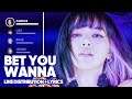 BLACKPINK feat. Cardi B - Bet You Wanna (Line Distribution + Lyrics Color Coded) PATREON REQUESTED