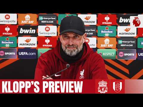 Striker selections, rotation options & Kelleher | Jürgen Klopp | Liverpool vs Fulham