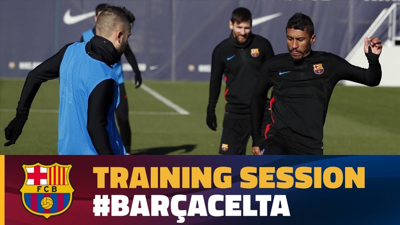 First workout in preparation for Celta